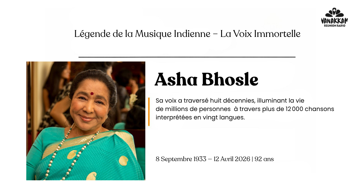Asha Bhosle, une voix qui a façonné des générations de cinéphiles et de mélomanes